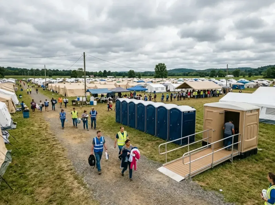 disaster-relief-camp-restrooms-010 — frequently asked questions, Dumpster & Portable Bathrooms Rental in White Mountain Lake…